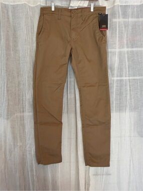 Vans Men’s Authentic Chino Slim Pants – Tan/Khaki – Size 30 – New With Tags